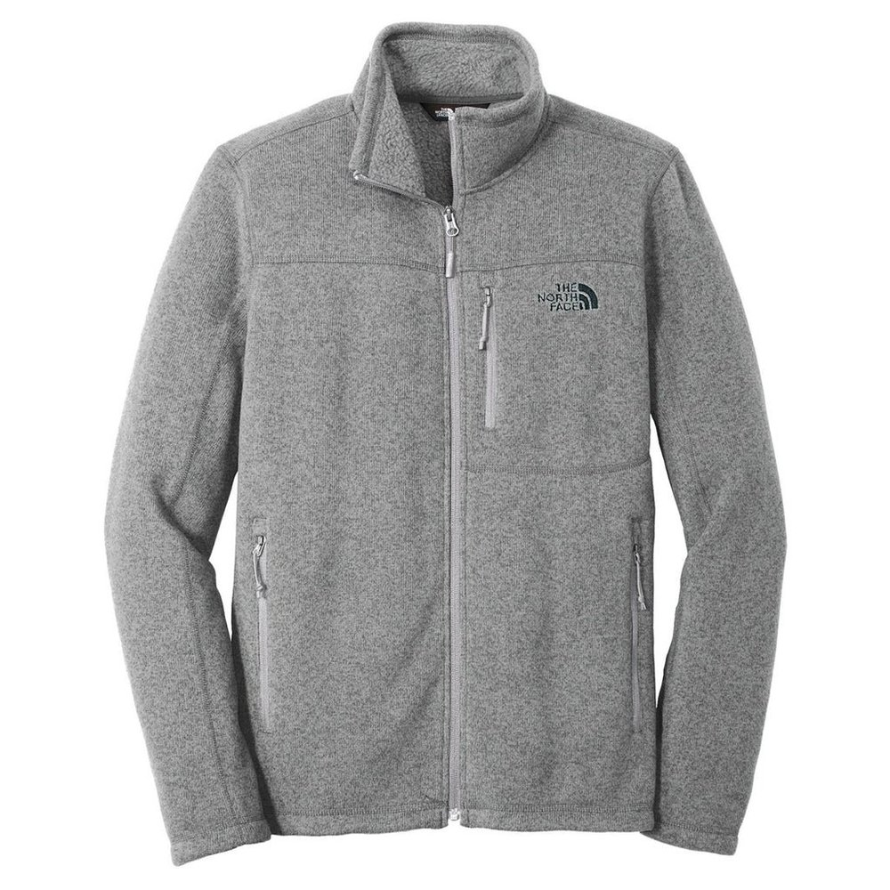 The North Face® Men's L Grey Heather Sweater Fleece Jacket